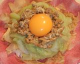 茄子そうめんと納豆のつるりん玉子かけご飯作り方7写真
