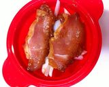 鶏の柔らか味噌レンジ蒸し作り方4写真