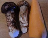 かわいいマツタケ２本で炊き込みご飯作り方1写真