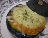 坊ちゃんかぼちゃ♡丸ごと海老グラタン作り方7写真