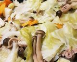 簡単！早い！豚とキャベツの重ね蒸し作り方6写真