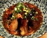 焼き揚げ茄子の桜海老のあんかけ作り方6写真