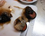 さざえのお刺身と肝焼き作り方2写真