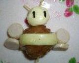 ノンタンハチさん弁当作り方1写真