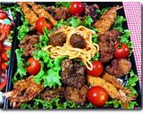 運動会のお弁当２００９作り方2写真