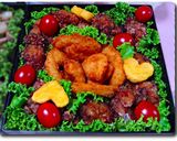 運動会のお弁当2010作り方1写真