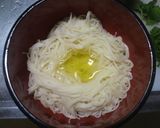 ✿素麺の残りで♬豚とろろお月見にゅう麺✿作り方3写真