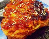 石焼ビビンバ風！韓国風の焼きおにぎり作り方5写真