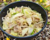 【山ご飯】肉野菜炒め作り方6写真