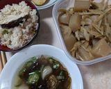 簡単★鶏そぼろとキノコの炊き込みご飯作り方4写真