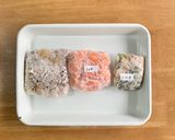 冷凍備蓄でふりふりおにぎりシャケフレーク作り方1写真