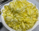 菊の花のおひたし（黄色）作り方2写真