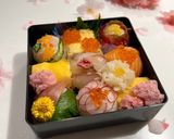 お祝い、ひな祭りに✽花手まり寿司✽作り方65写真