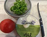 トマトとパセリのサラダ作り方1写真