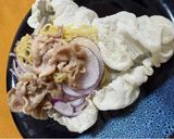 ライスペーパーを揚げて器に作り方2写真
