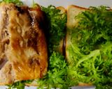 ワサビ菜&鯖サンド　鮒寿司の飯マヨネーズ作り方5写真