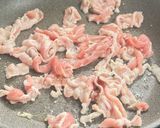 豆苗と豚バラの塩レモンにんにく炒め作り方3写真