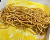 和風✨だし巻き卵と焼きそのオムそばロール作り方5写真
