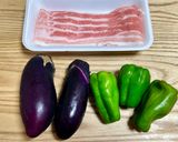 豚肉とナスのニンニク味噌炒め作り方1写真