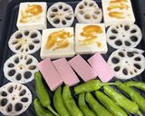 ビストログリルで鯛味噌豆腐とレンコン焼きます作り方5写真