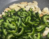 作り置き♡ゴーヤとニンニクの赤味噌佃煮作り方4写真