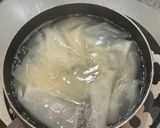 ワンタンの皮の刺身♪ネギ醤油だれユッケ作り方2写真