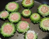【農家のレシピ】ゴーヤの肉詰め照り焼き作り方4写真
