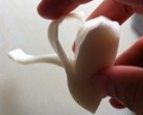 お弁当に☆ウサギちゃんかまぼこ作り方1写真