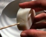 お弁当に☆ウサギちゃんかまぼこ作り方3写真
