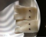 お弁当に☆ウサギちゃんかまぼこ作り方5写真