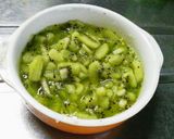 キウイジャムで食べる白玉だんご☆作り方4写真