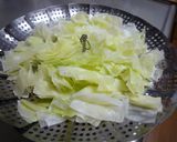 キャベツと油揚げの青じそドレッシング和え作り方2写真