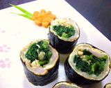 岩下の新生姜で、お弁当におかず海苔巻き♪作り方6写真