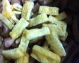 体にやさしい・薄揚げとズイキの煮物作り方9写真