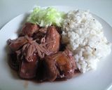 フライパンで簡単★鶏胸肉の赤ワイン煮作り方6写真