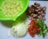✿じゃが芋ゴロ②♬具たっぷり焼き豚炒飯✿作り方1写真