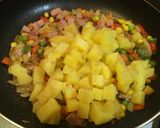 ✿じゃが芋ゴロ②♬具たっぷり焼き豚炒飯✿作り方3写真