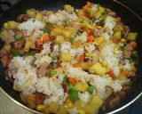 ✿じゃが芋ゴロ②♬具たっぷり焼き豚炒飯✿作り方4写真