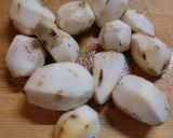お弁当にも、里芋の甘味噌まぶし作り方1写真