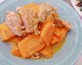 鶏のみそ漬けとみょうがの煮物作り方4写真