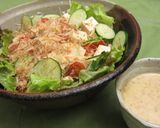 ☆ゴマドレがうまい!豆腐のサラダ☆作り方9写真