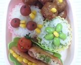 ミートボール⑤＋コーン＊お弁当に＊作り方2写真