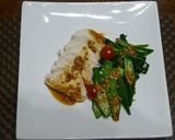 蒸し鶏の粒マスタード＆ポン酢ソース～♪作り方3写真