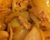 簡単☆豚玉塩バター炒め♩作り方5写真