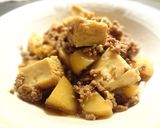 ジャガイモと厚揚げと牛肉のそぼろ煮作り方4写真