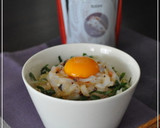 梅とイカのバタシソたまごかけご飯作り方4写真