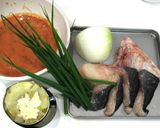 鯛のあらと新玉ねぎのトマトパスタ1作り方1写真