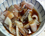 ショウガたっぷりイカと野菜のしょうが焼き作り方2写真