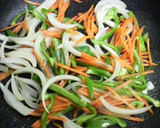 ショウガたっぷりイカと野菜のしょうが焼き作り方3写真
