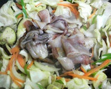 ショウガたっぷりイカと野菜のしょうが焼き作り方6写真